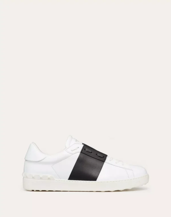 VALENTINO - OPEN SNEAKERS AUS KALBSLEDER