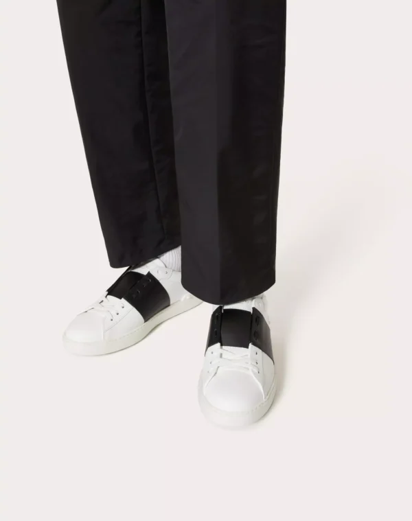 VALENTINO - OPEN SNEAKERS AUS KALBSLEDER - immagine 6