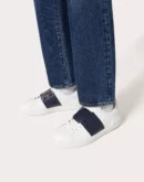 VALENTINO - OPEN SNEAKERS AUS KALBSLEDER