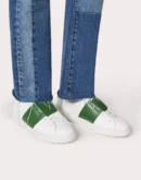 VALENTINO - OPEN SNEAKERS AUS KALBSLEDER